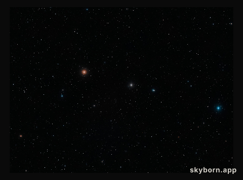 Wide-field view of the sky around the galaxy NGP: 190387
