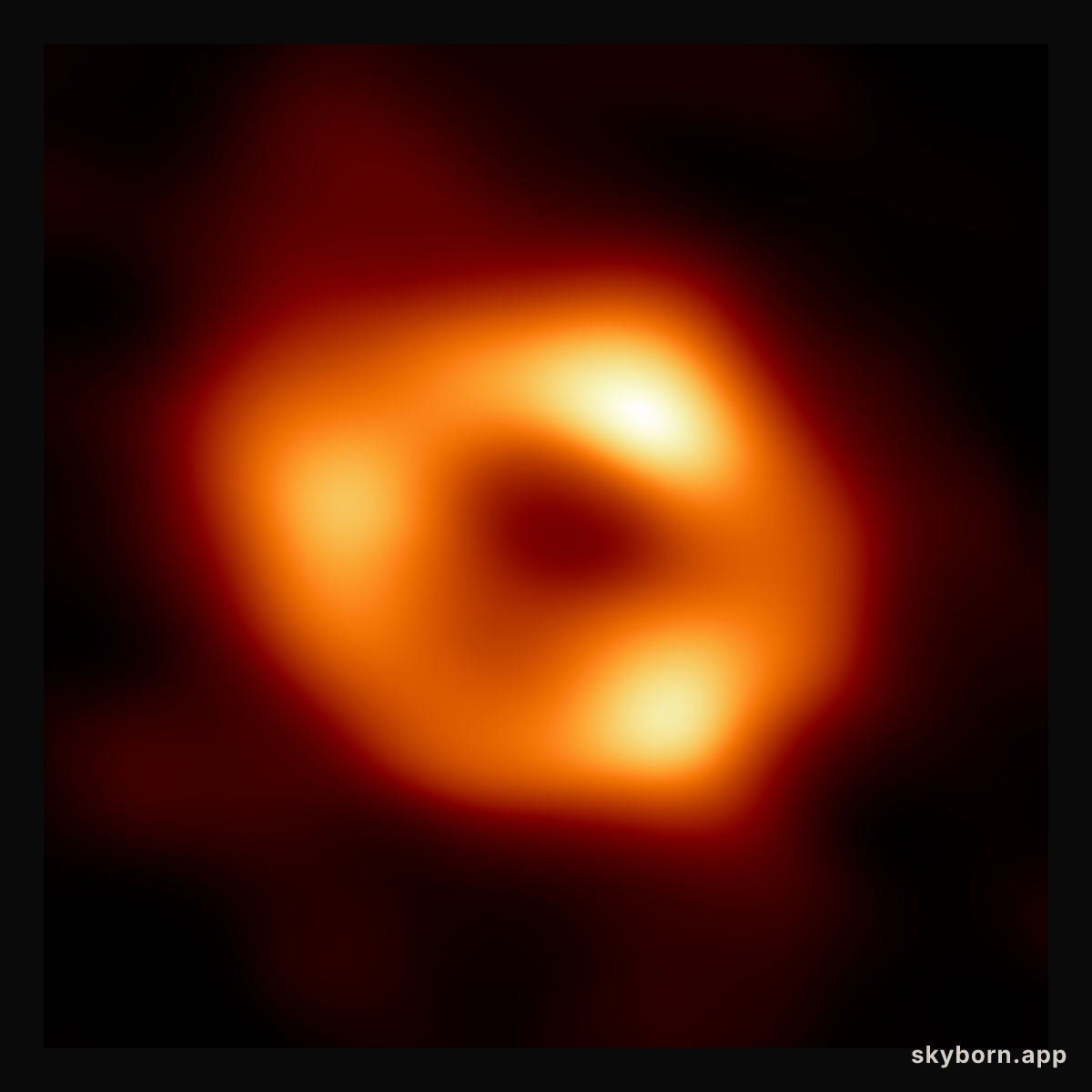 First image of our black hole