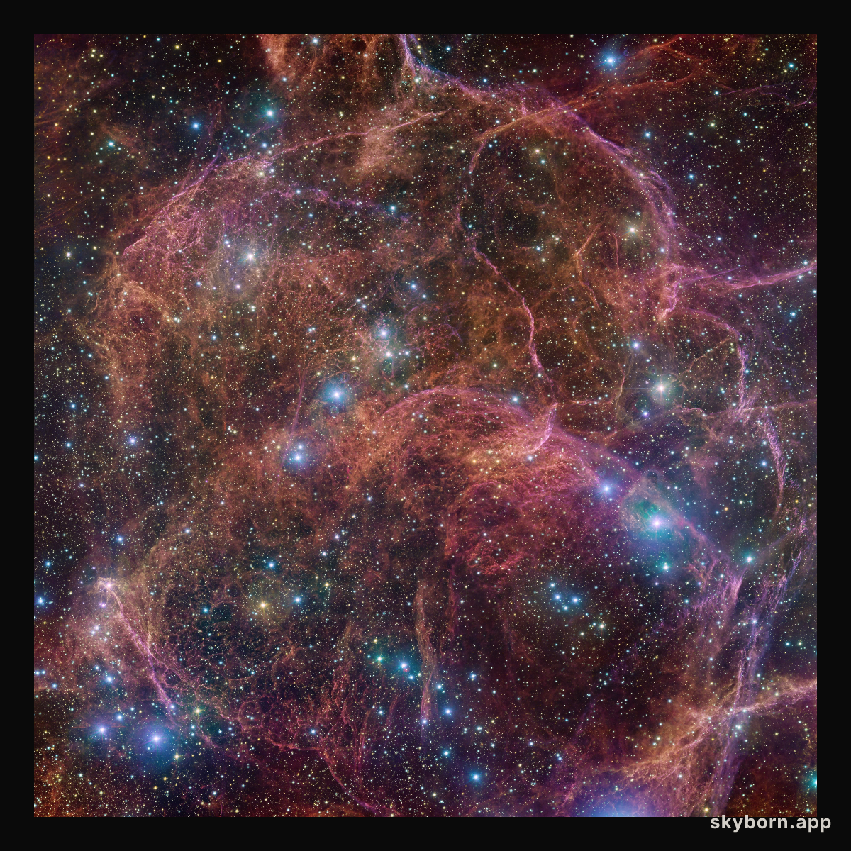 The Vela supernova remnant imaged by the VLT Survey Telescope