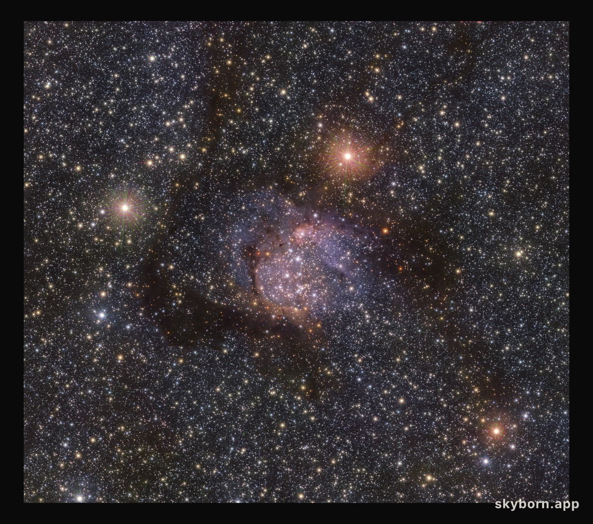 The Sh2-54 nebula in the infrared with VISTA
