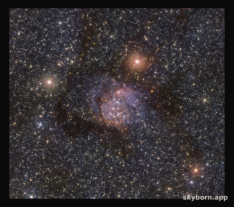 The Sh2-54 nebula in the infrared with VISTA