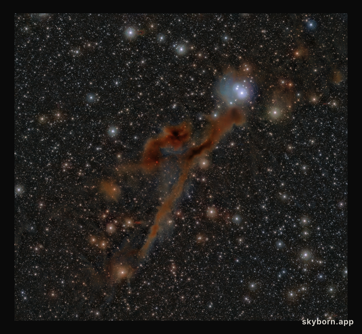 An infrared view of the Lupus 3 region