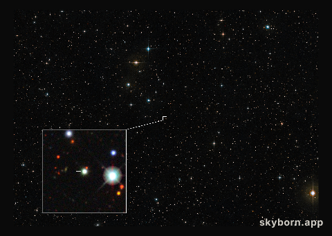 Wide-field of the region around the quasar J0529-4351