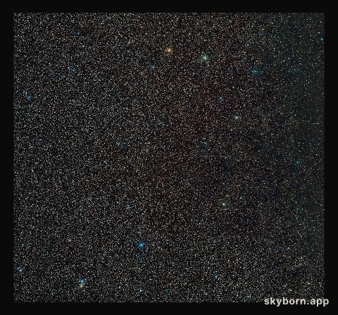 Wide-field view around the BH3 black hole