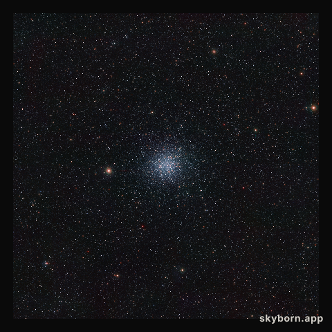An infrared view of the Messier 22 globular cluster