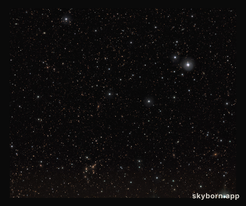 Infrared image of stars and galaxies near the REBELS-25 galaxy