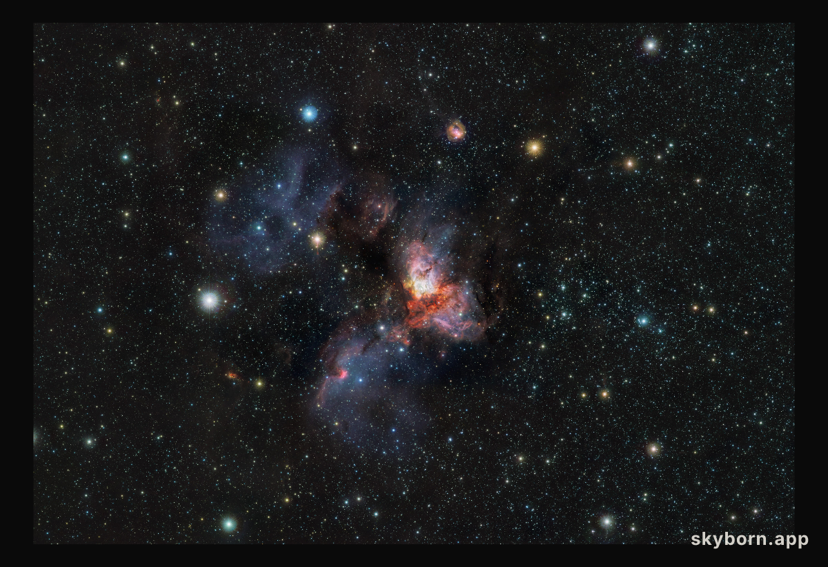 The RCW 38 cluster in infrared light