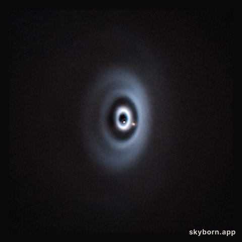 Composite VLT image of two planets around the WISPIT 2 star