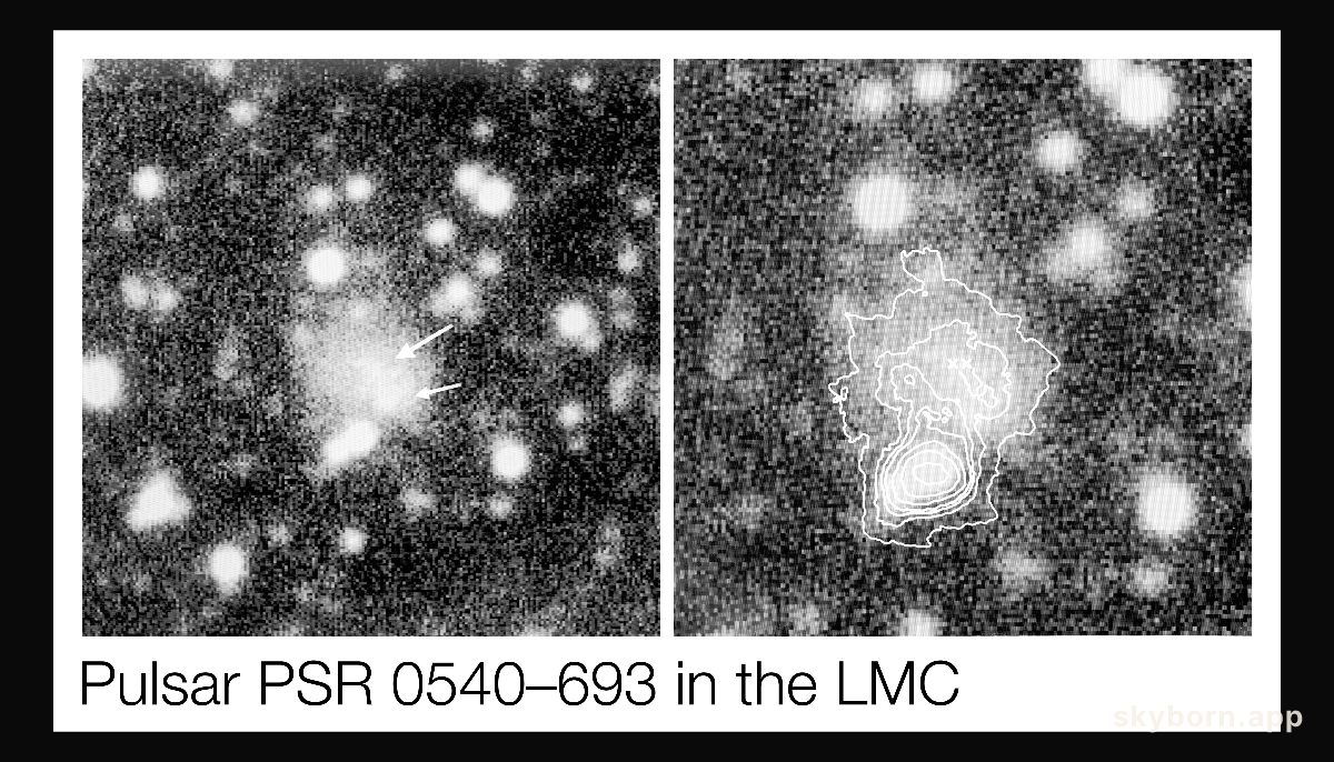 First optical identification of an extragalactic pulsar