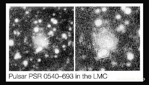 First optical identification of an extragalactic pulsar