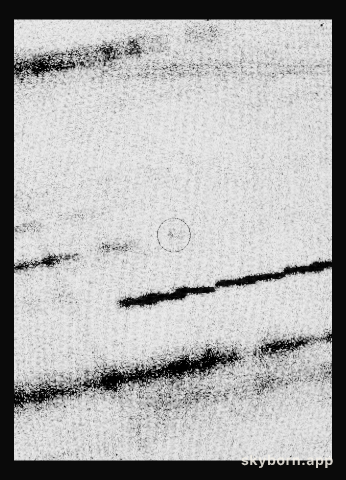 Comet Halley at 2,820 million km