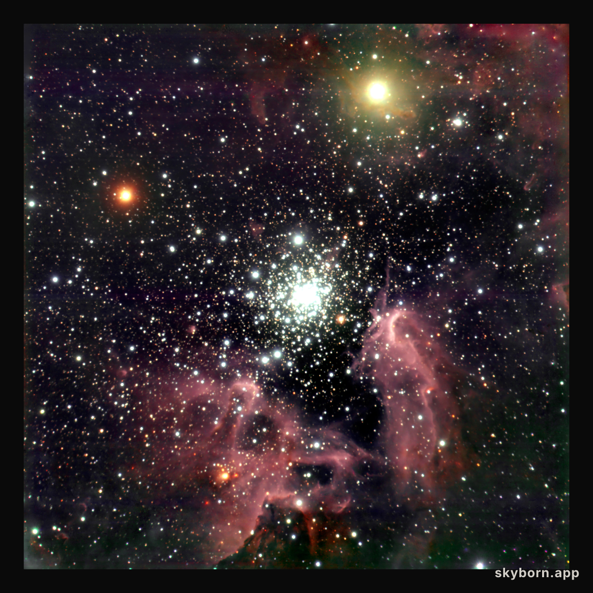 The galactic starburst region NGC 3603 *