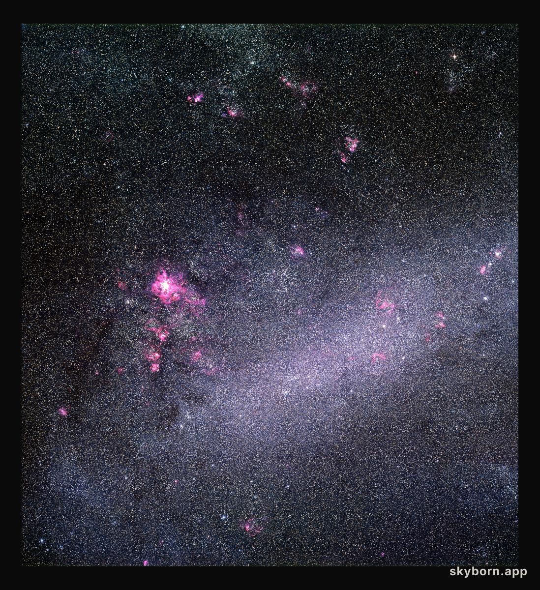 LMC snapped by the ESO 1-metre Schmidt telescope