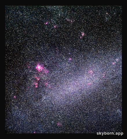 LMC snapped by the ESO 1-metre Schmidt telescope