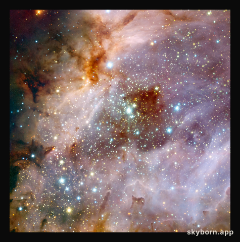 ESO’s Very Large Telescope peers into a distant nebula*