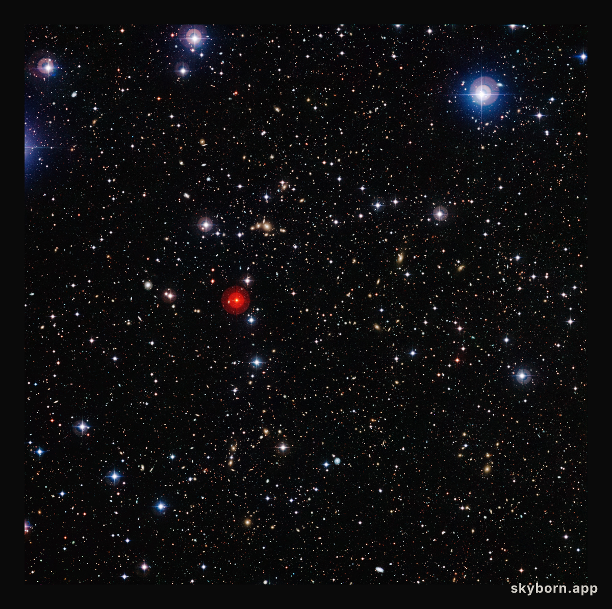 An intergalactic heavyweight