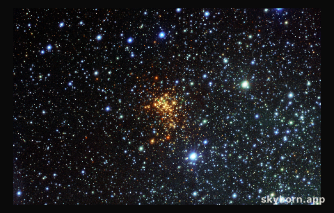 Surprise cloud around vast star