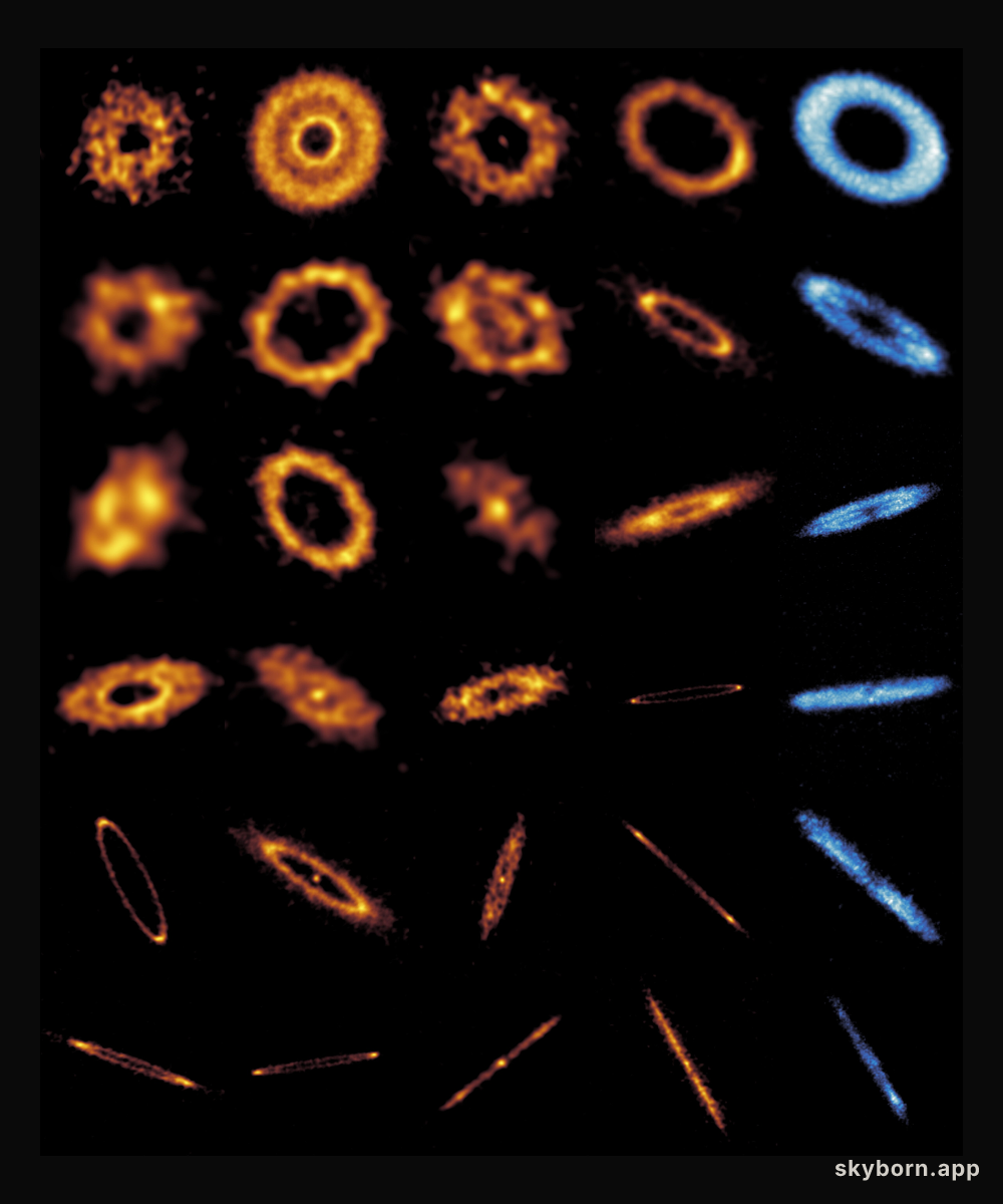 The precious rings of space