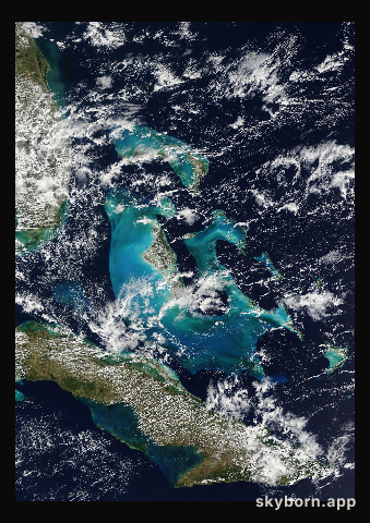 The Earth on 25 February 2000 · Bahamas