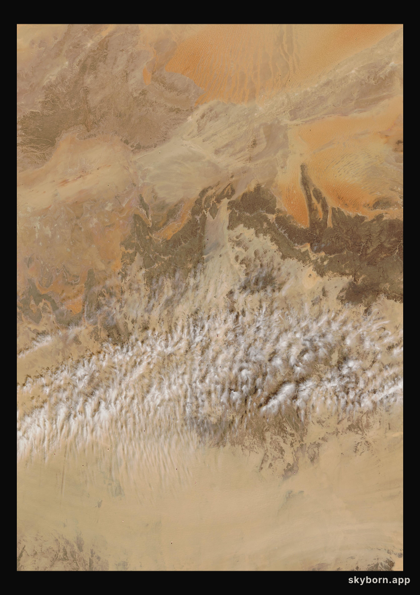 The Earth on 27 February 2000 · Sahara, Algeria