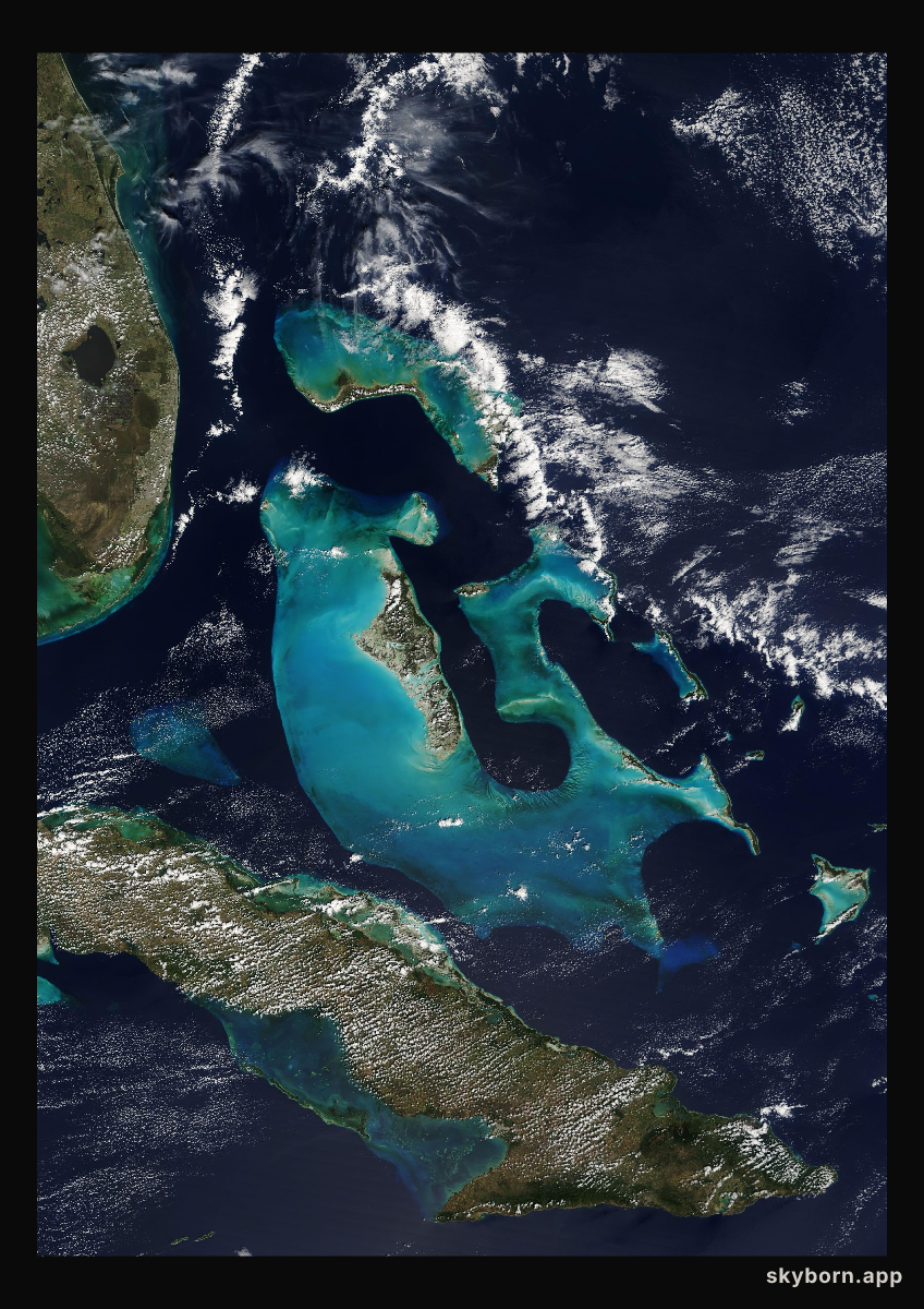 The Earth on 1 March 2000 · Bahamas