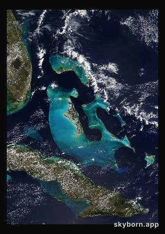 The Earth on 1 March 2000 · Bahamas