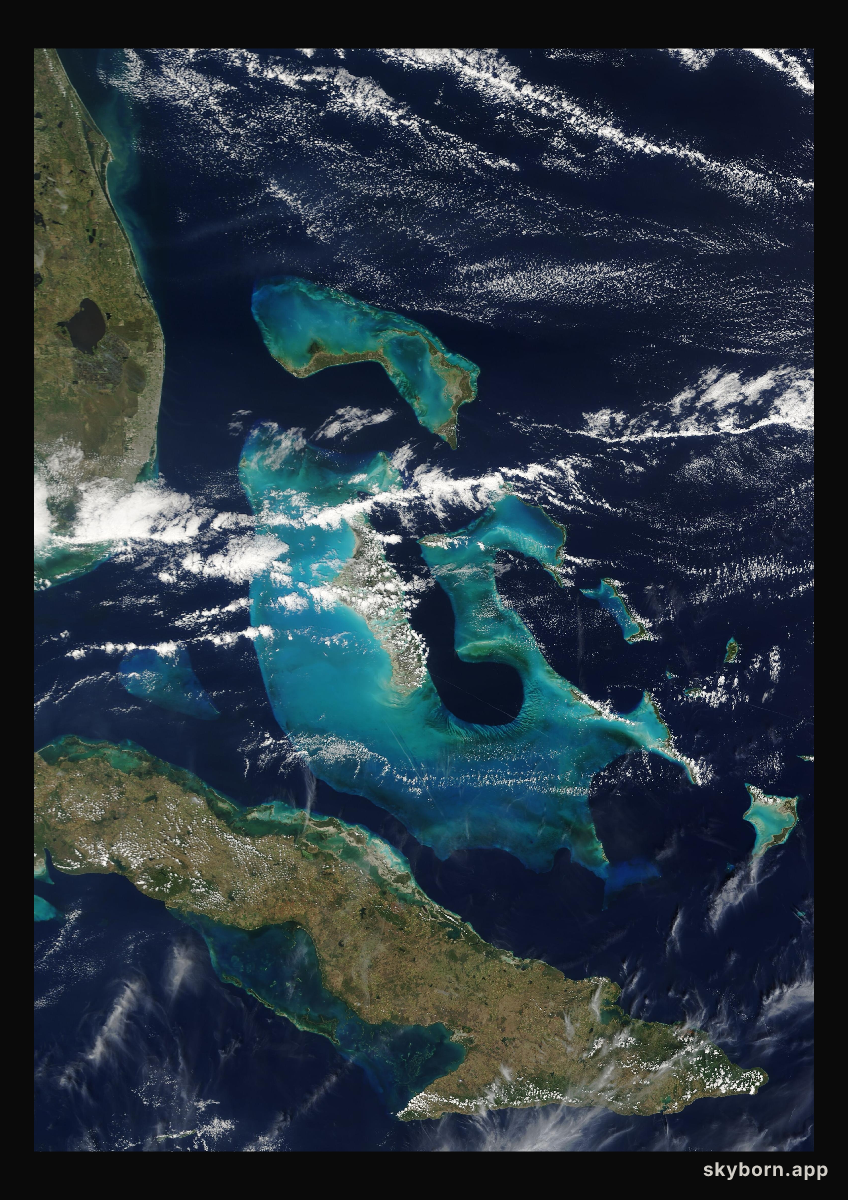 The Earth on 5 March 2000 · Bahamas