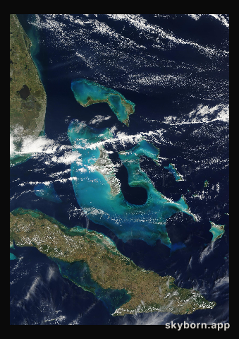 The Earth on 5 March 2000 · Bahamas