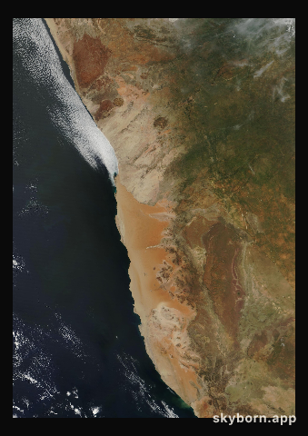 The Earth on 17 March 2000 · Namib Desert