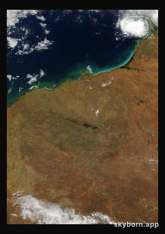 The Earth on 20 March 2000 · Pilbara, Western Australia