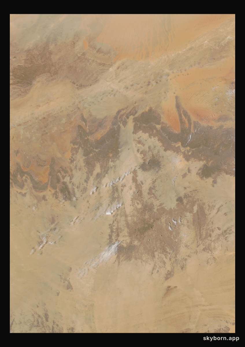 The Earth on 5 April 2000 · Sahara, Algeria