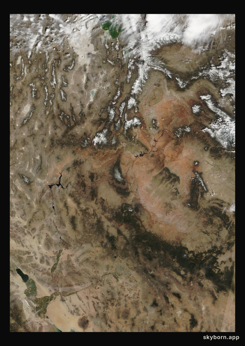 The Earth on 6 April 2000 · Colorado Plateau