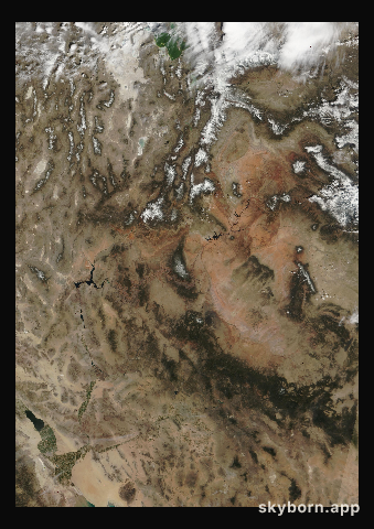 The Earth on 6 April 2000 · Colorado Plateau