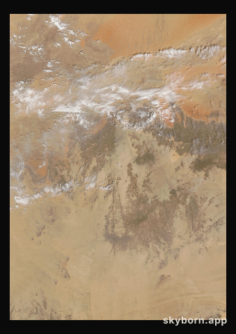 The Earth on 8 April 2000 · Sahara, Algeria
