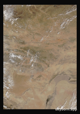 The Earth on 11 April 2000 · Gobi Desert