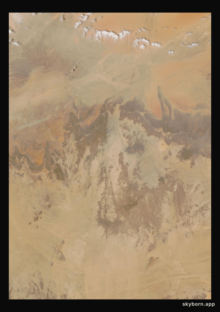 The Earth on 12 April 2000 · Sahara, Algeria