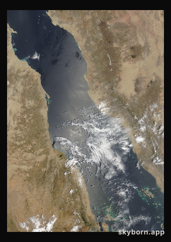 The Earth on 14 April 2000 · Red Sea
