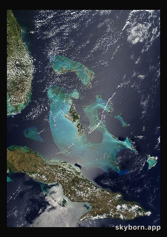 The Earth on 18 April 2000 · Bahamas