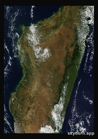 The Earth on 19 April 2000 · Madagascar