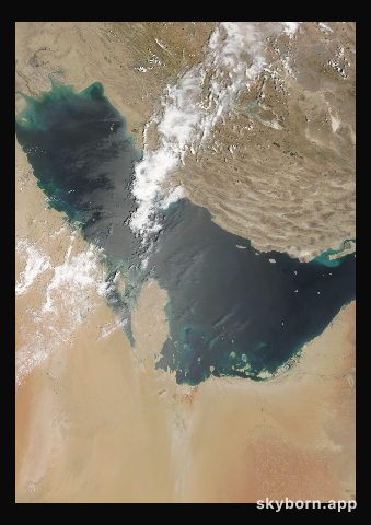 The Earth on 29 April 2000 · Persian Gulf