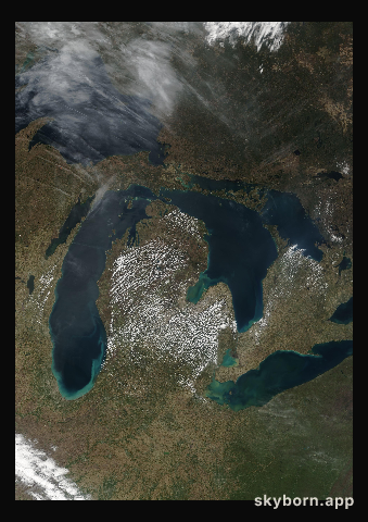 The Earth on 3 May 2000 · Great Lakes