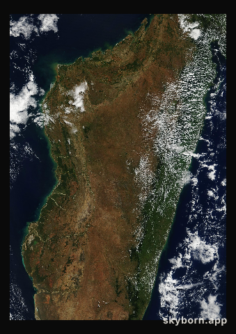 The Earth on 10 May 2000 · Madagascar