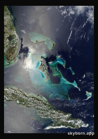 The Earth on 11 May 2000 · Bahamas