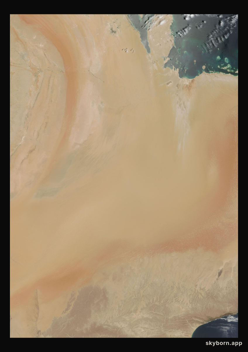 The Earth on 15 May 2000 · Empty Quarter, Arabia