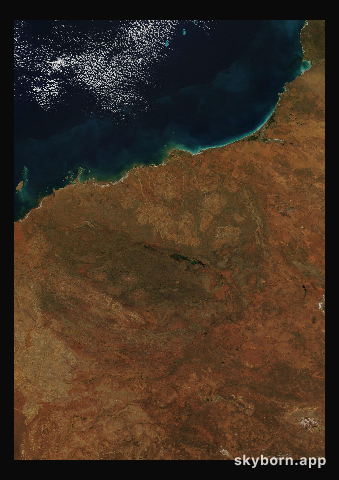 The Earth on 17 May 2000 · Pilbara, Western Australia