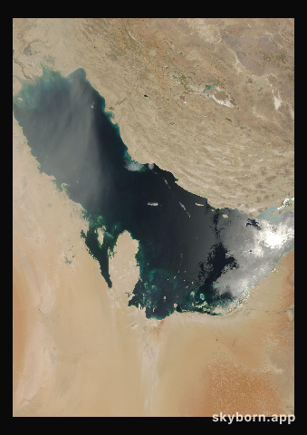 The Earth on 26 May 2000 · Persian Gulf