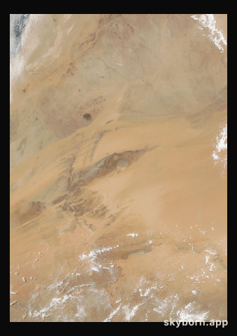 The Earth on 5 June 2000 · Eye of the Sahara, Mauritania