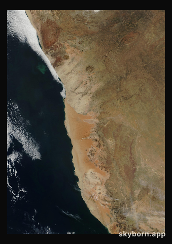 The Earth on 14 June 2000 · Namib Desert