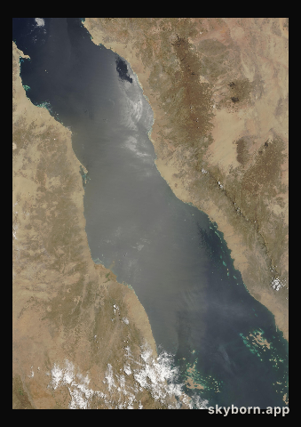 The Earth on 17 June 2000 · Red Sea