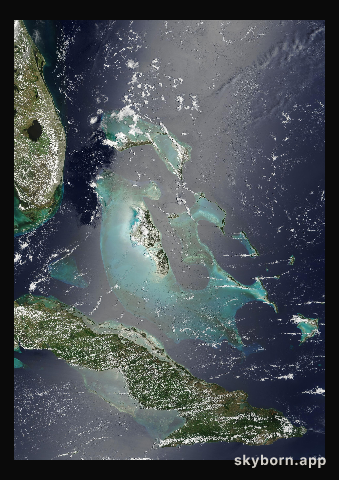 The Earth on 21 June 2000 · Bahamas